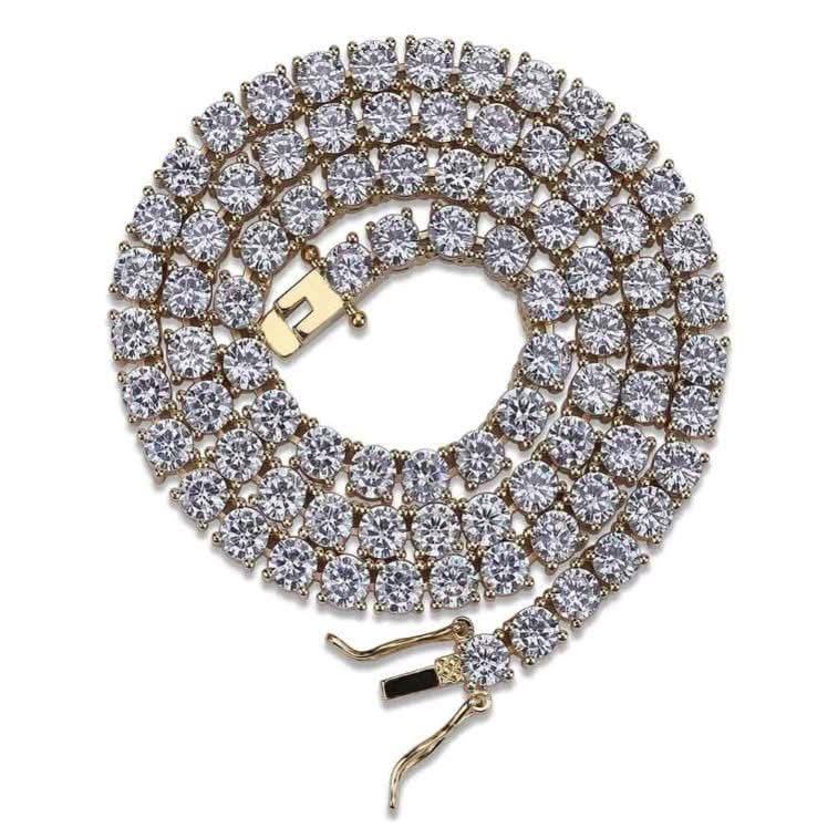 RadiantGleam 925 Tennis Necklace - Zhoras333 US