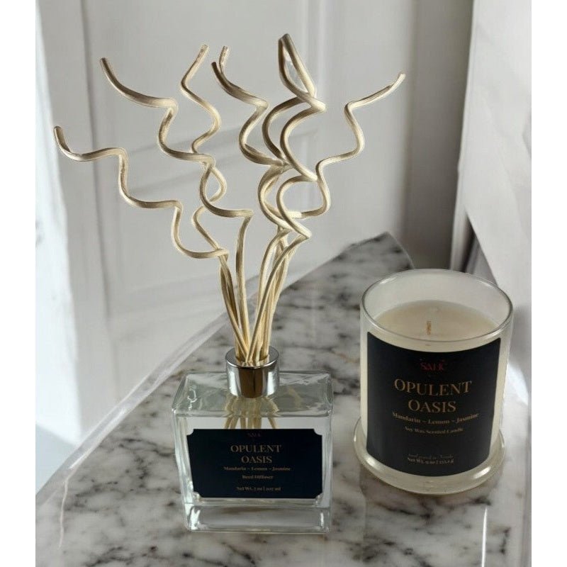 Opulent Oasis Reed Diffuser — Continuous, Subtle Home Scent - Zhoras333 US
