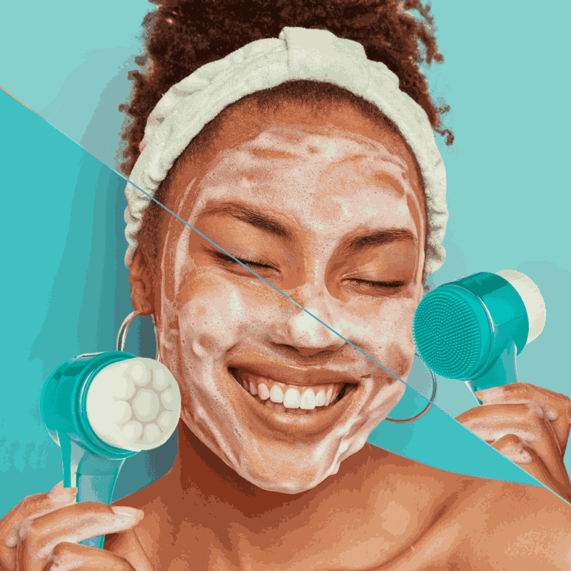 Gentle Manual Face Brush for Controlled Daily Cleansing - Zhoras333 US