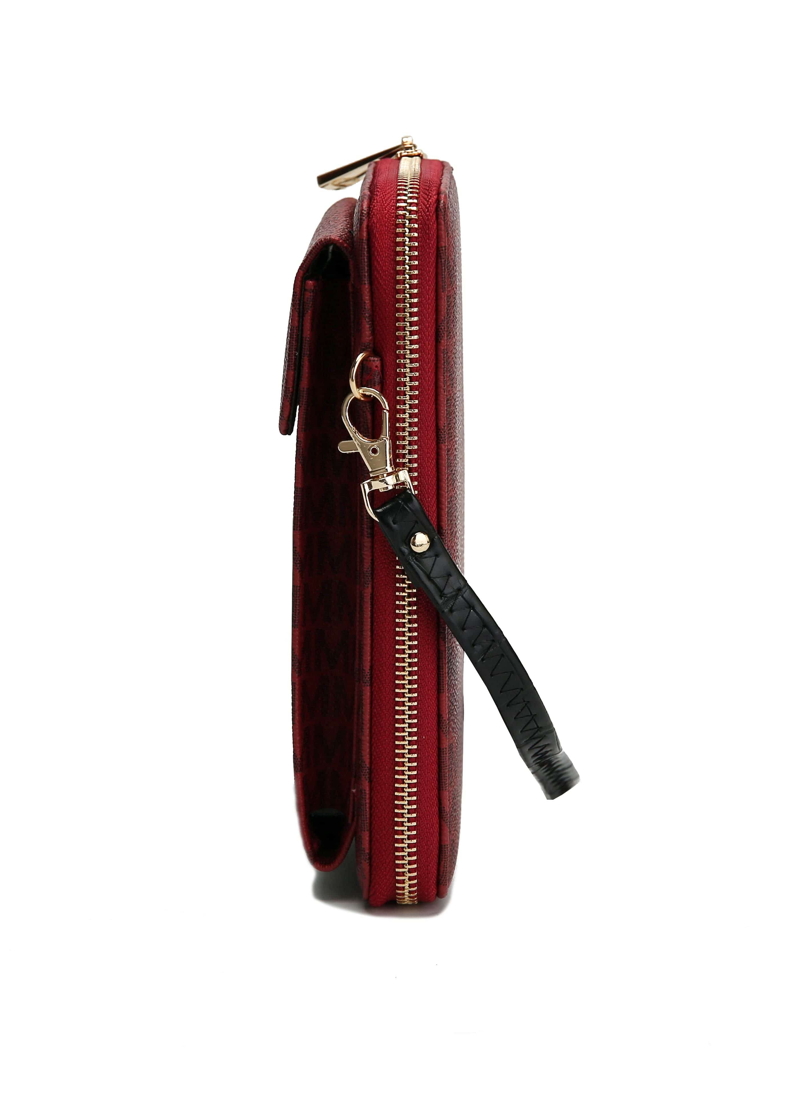 Mala LuxeTouch Crossbody Wallet Purse - Zhoras333 US