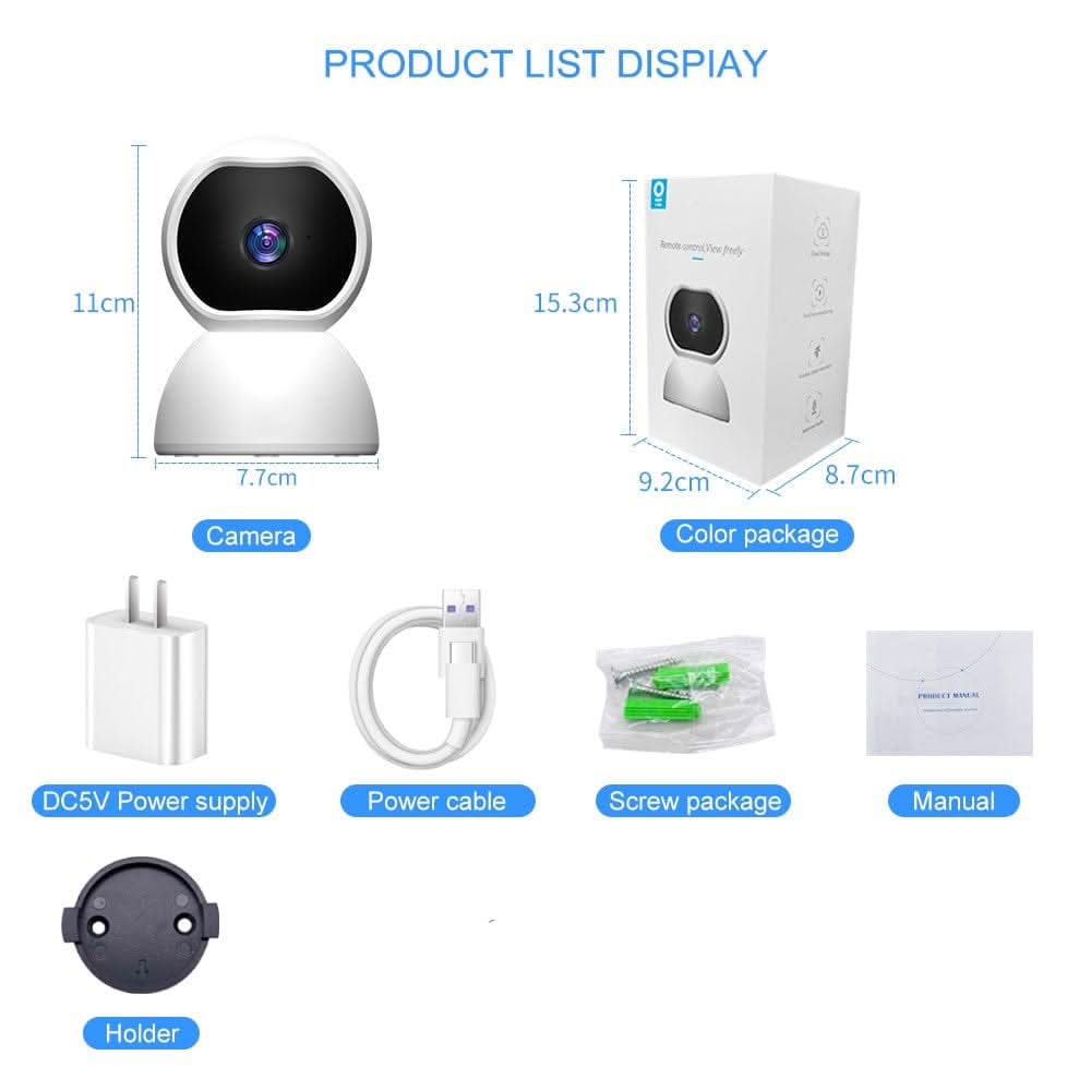 SafeView 360 Indoor 1080P WiFi Camera HD - Zhoras333 US