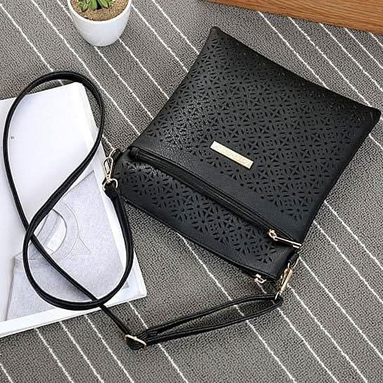 Floral Lace Cutout Square Crossbody - Zhoras333 US