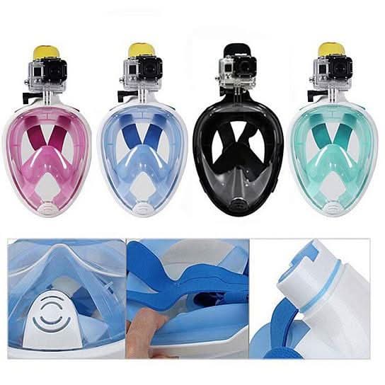 AquaVision Full - Face Snorkel Mask - Zhoras333 US