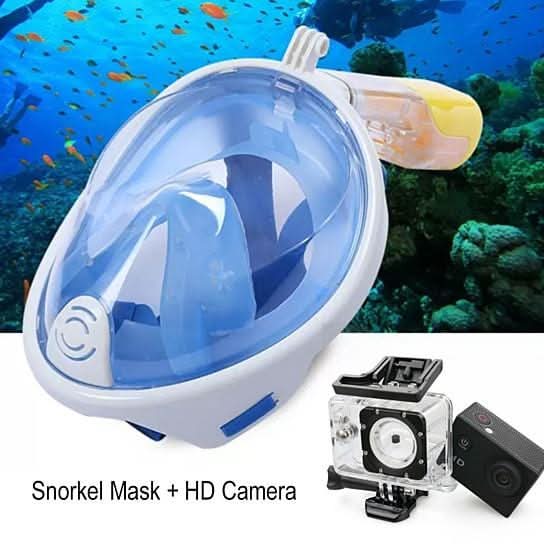 AquaVision Full - Face Snorkel Mask - Zhoras333 US