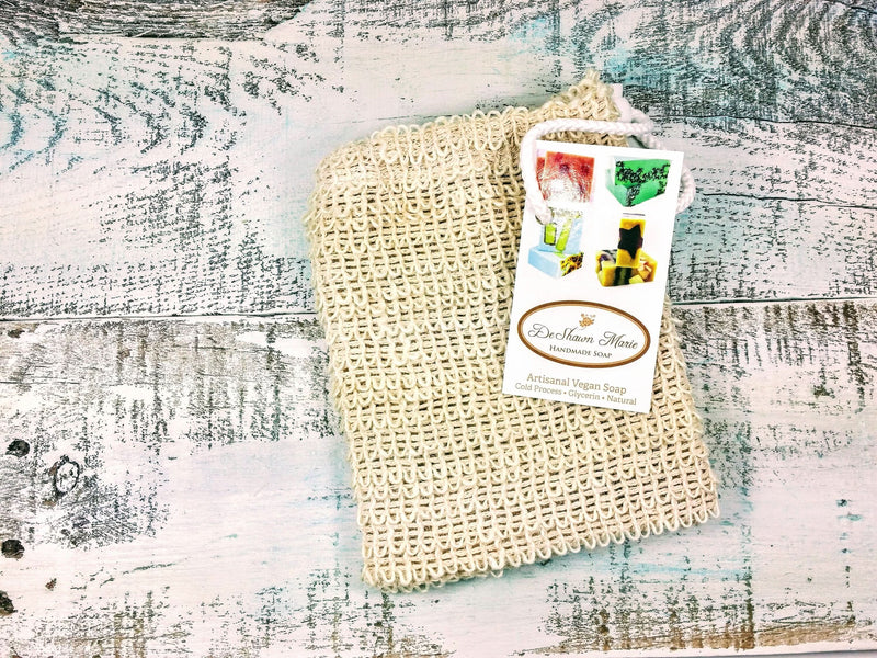 Sisal Soap Saver Exfoliating Soap Bag - Zhoras333 US