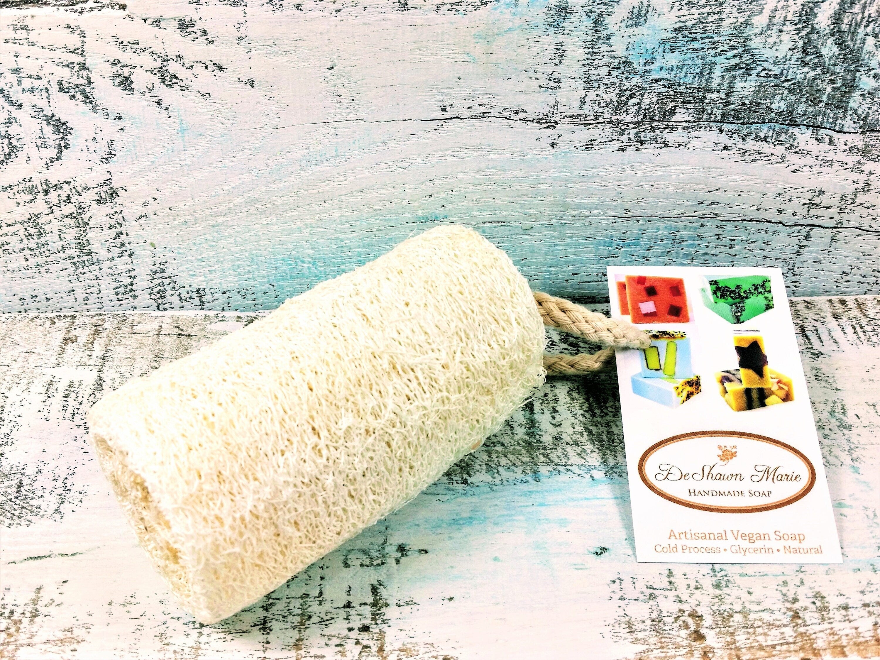 Natural Loofah Body Sponge — Gentle, Adjustable Exfoliation (Set of 2) - Zhoras333 US