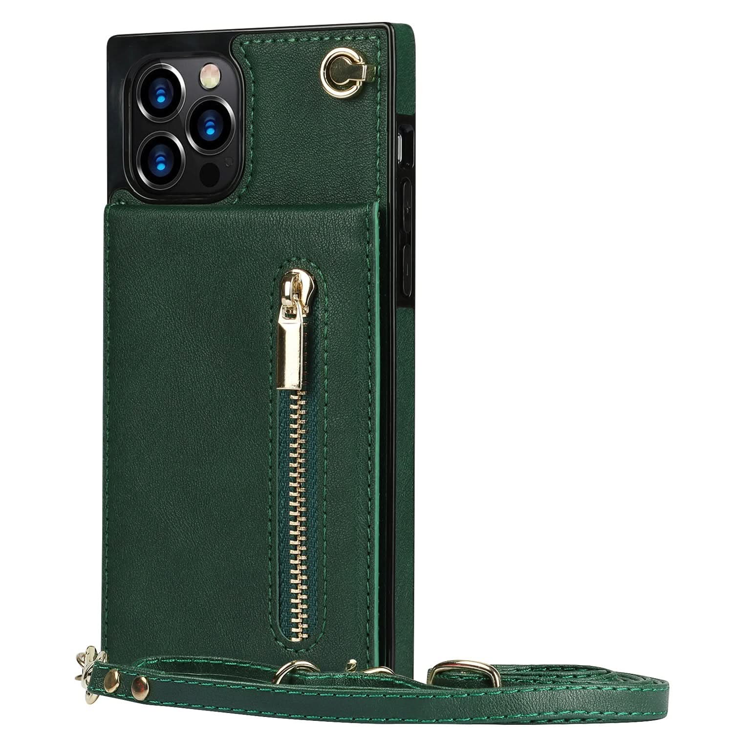 Slim Zipper Wallet Case iPhone Crossbody - Zhoras333 US