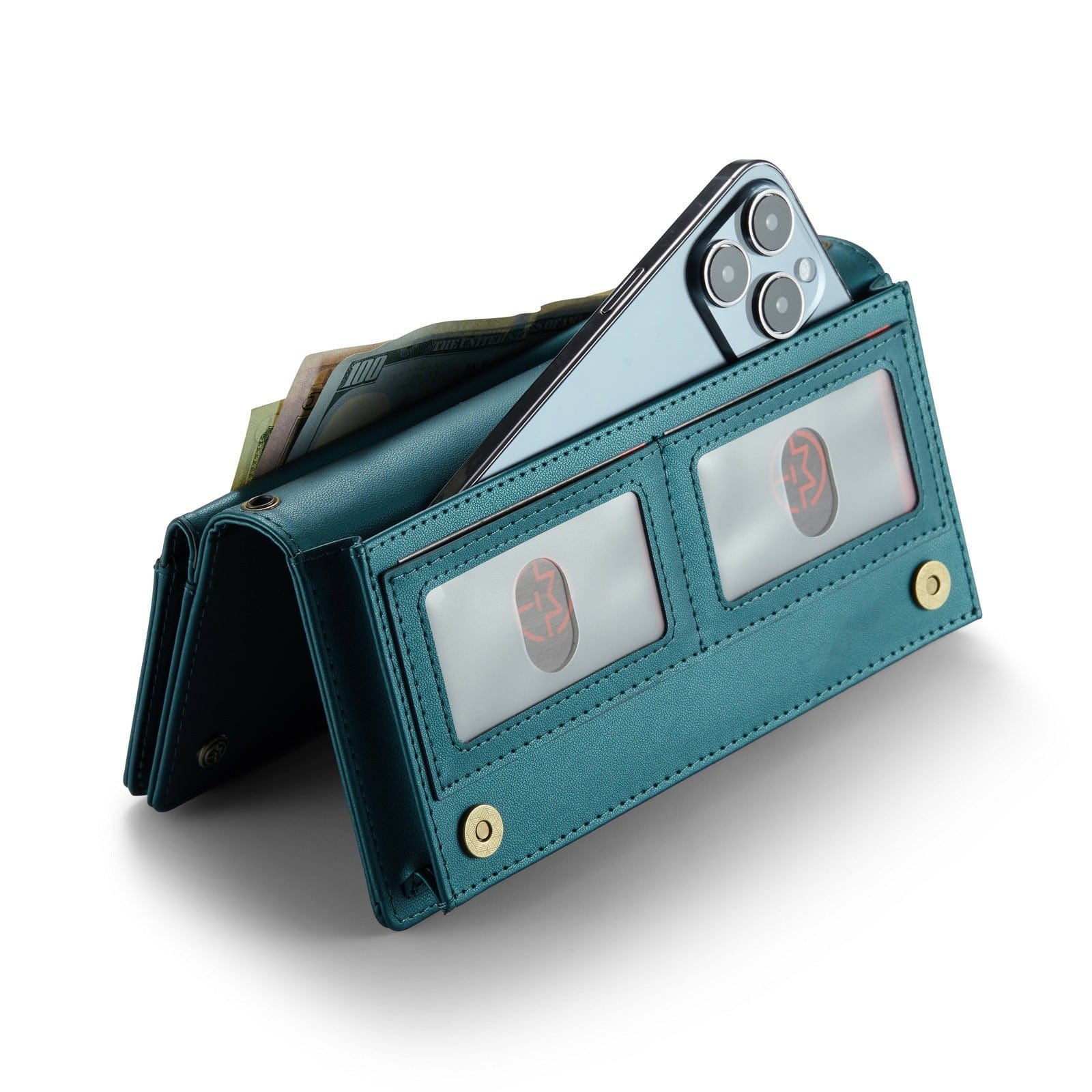 LuxeHold Multi - Pocket Wallet - Crossbody - Zhoras333 US