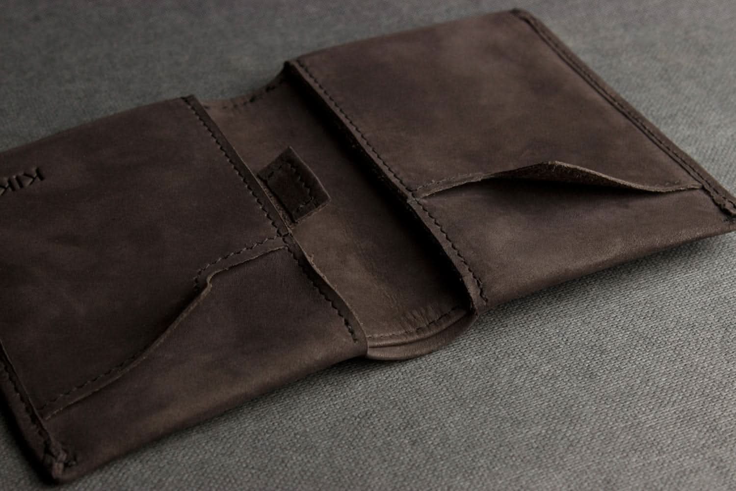 Slim Leather Bifold for Men - Zhoras333 US