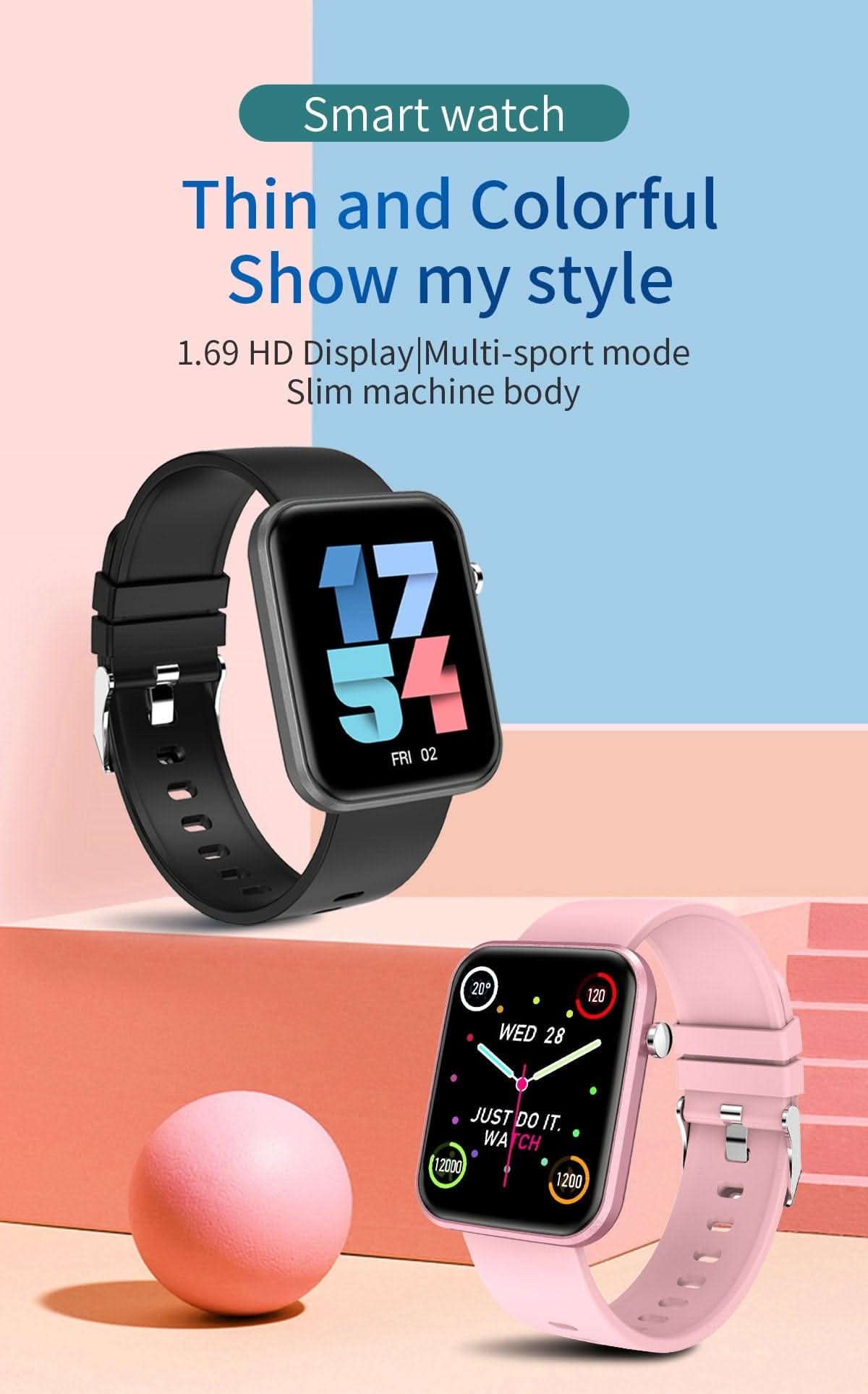 🎁 FitVibe Watch 3X Wellness Smartwatch - 2nd Watch - Zhoras333 US