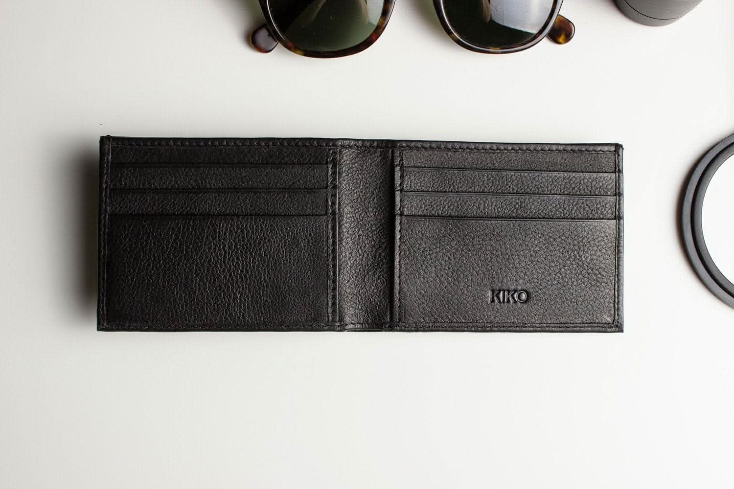 Cowhide Bifold Wallet for Men - Zhoras333 US