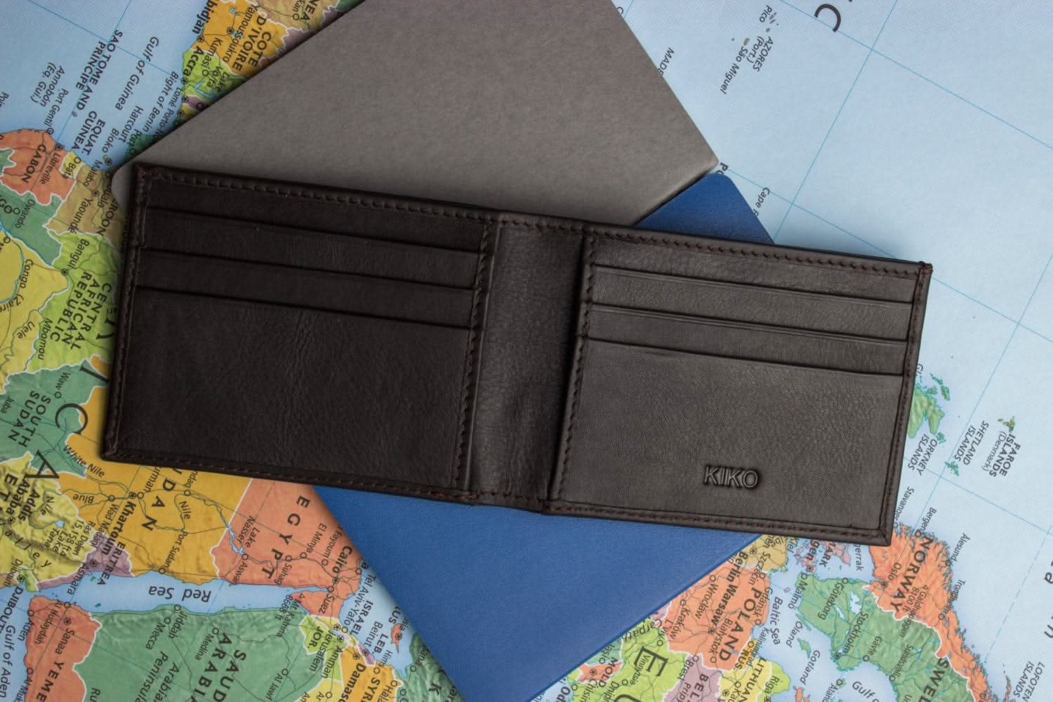 Cowhide Bifold Wallet for Men - Zhoras333 US