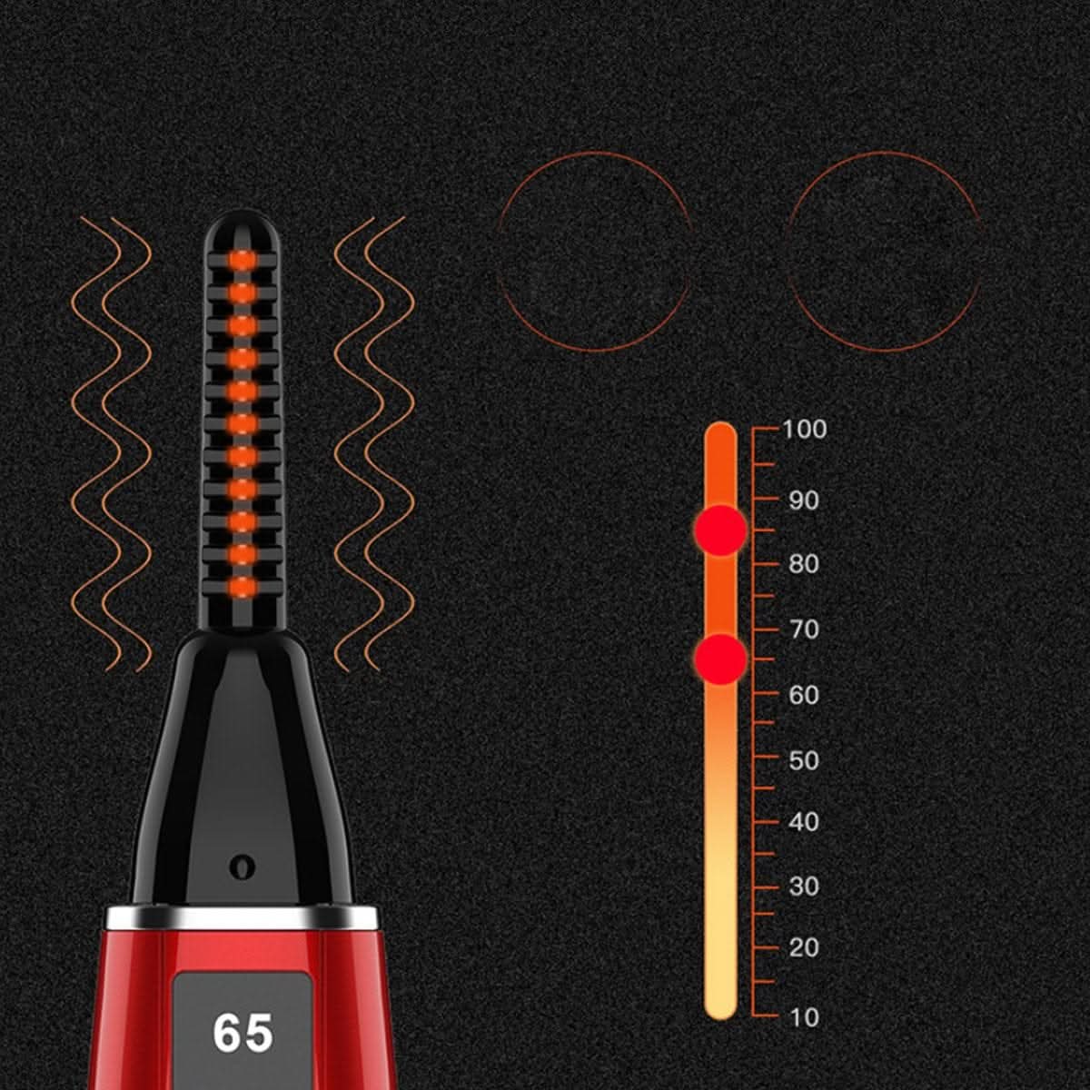 GlamHeat Lash Styler – Heated Curler - Zhoras333 US