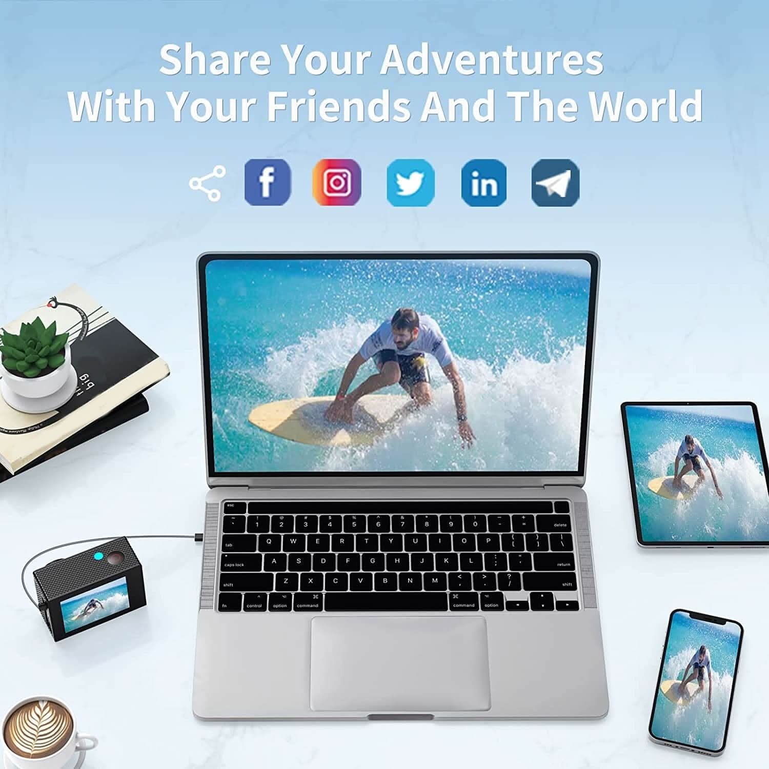 AquaTrail 4K WiFi Action Camera - Zhoras333 US