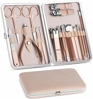 Rose Radiance 18pcs Mani&Pedi Travel Kit - Zhoras333 US