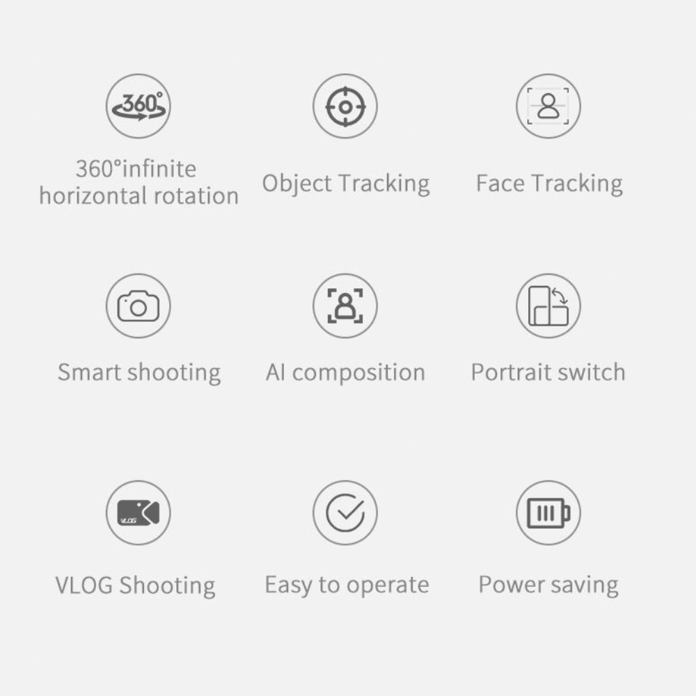Revo360 Smart Selfie Tracker Auto Follow - Zhoras333 US