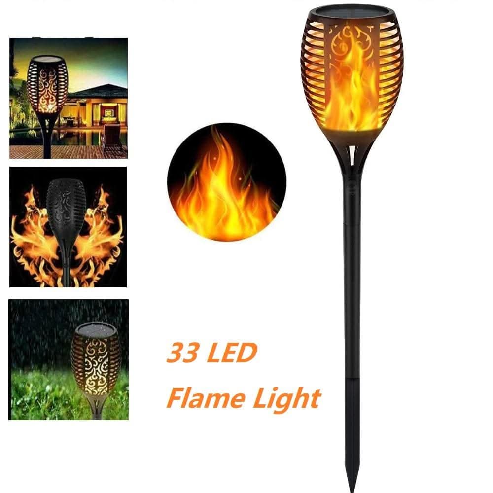 SolarGlow FlickerLite Solar Torch Lights - Zhoras333 US