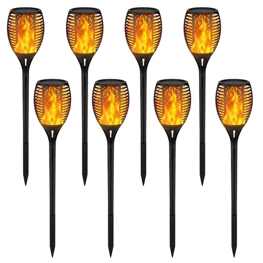 SolarGlow FlickerLite Solar Torch Lights - Zhoras333 US
