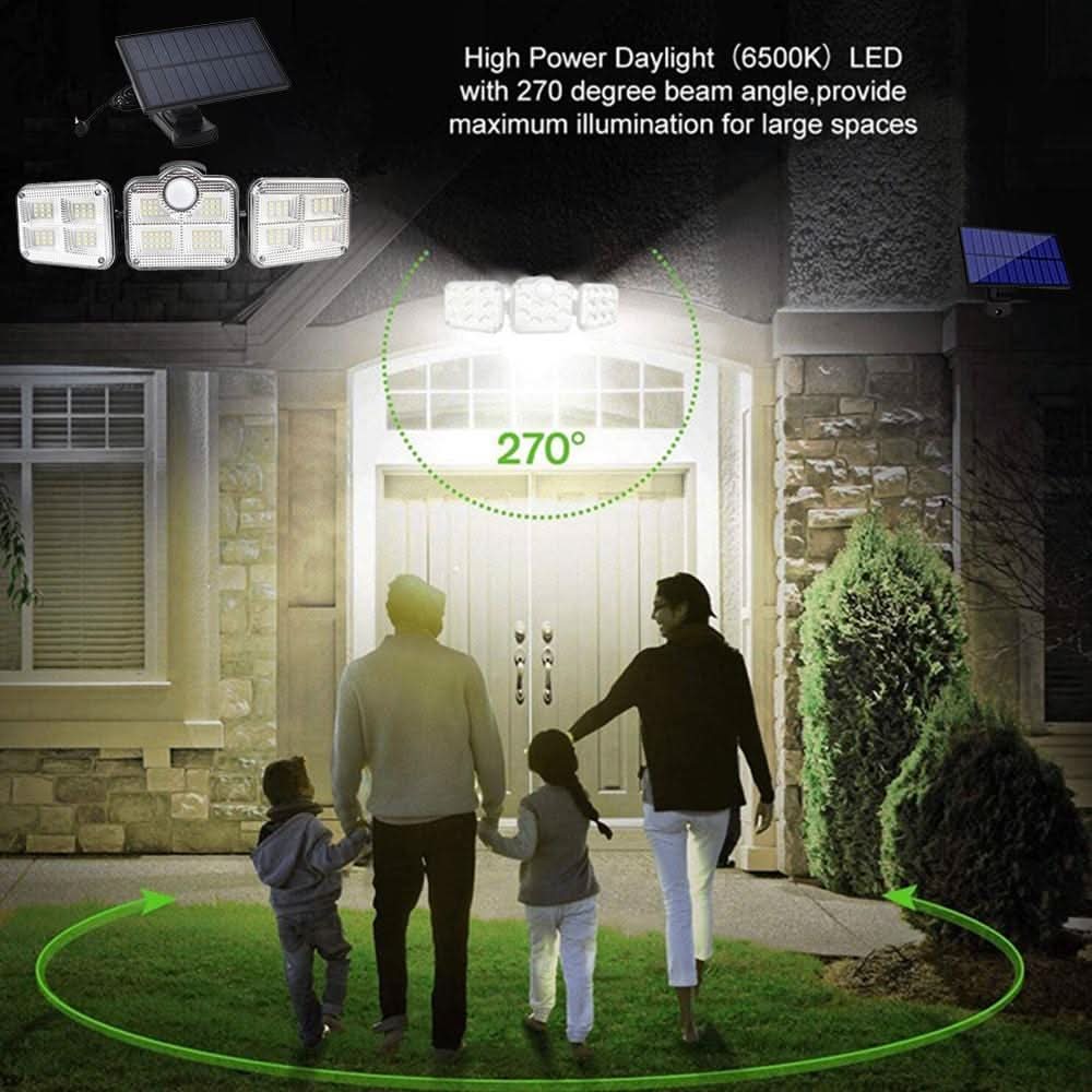 Solar Sensor Light LED 3 - Head Spotlights - Zhoras333 US