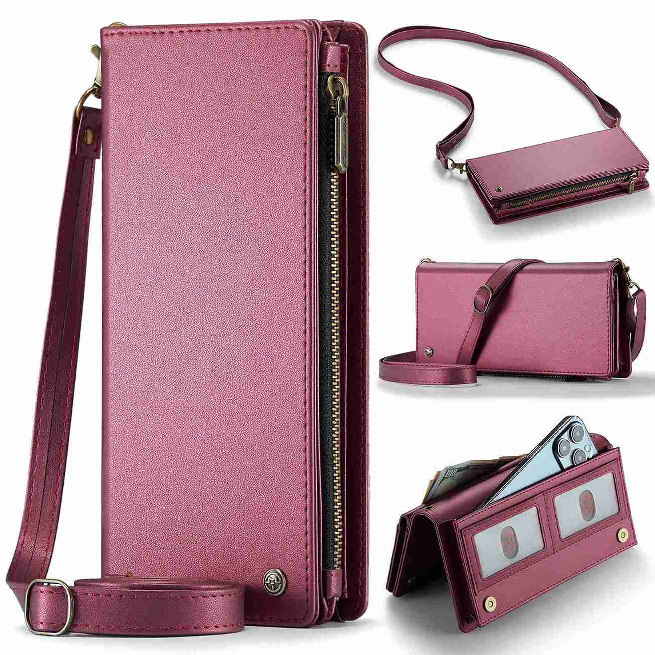 LuxeHold Multi - Pocket Wallet - Crossbody - Zhoras333 US