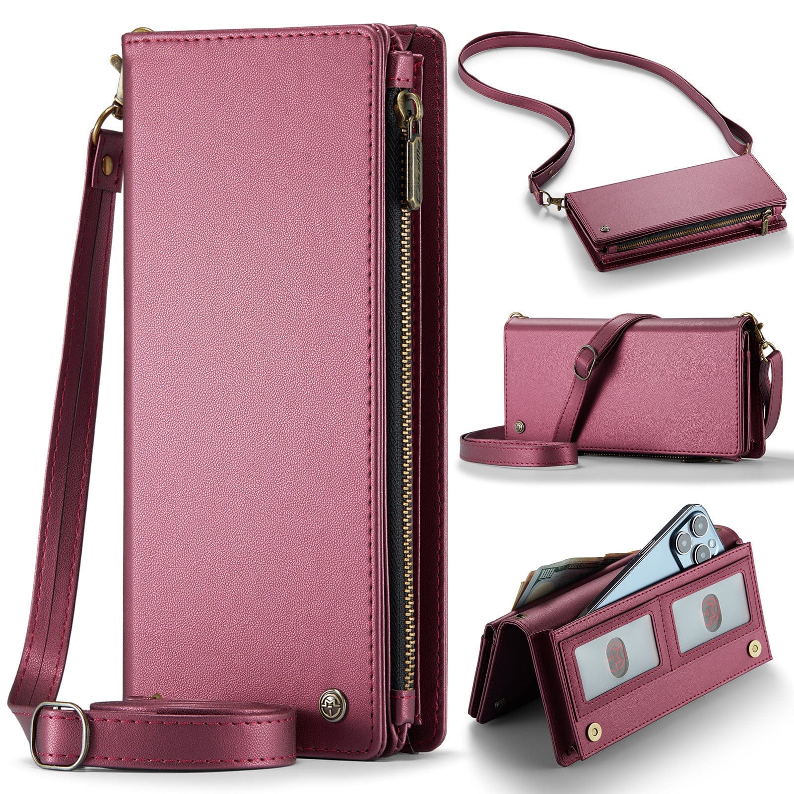 LuxeHold Multi - Pocket Wallet - Crossbody - Zhoras333 US