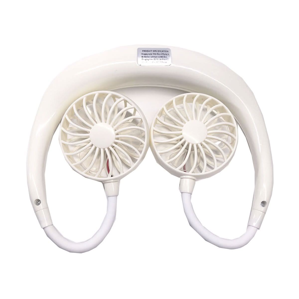 CoolBreeze Neck Fan – Hands - Free - Zhoras333 US