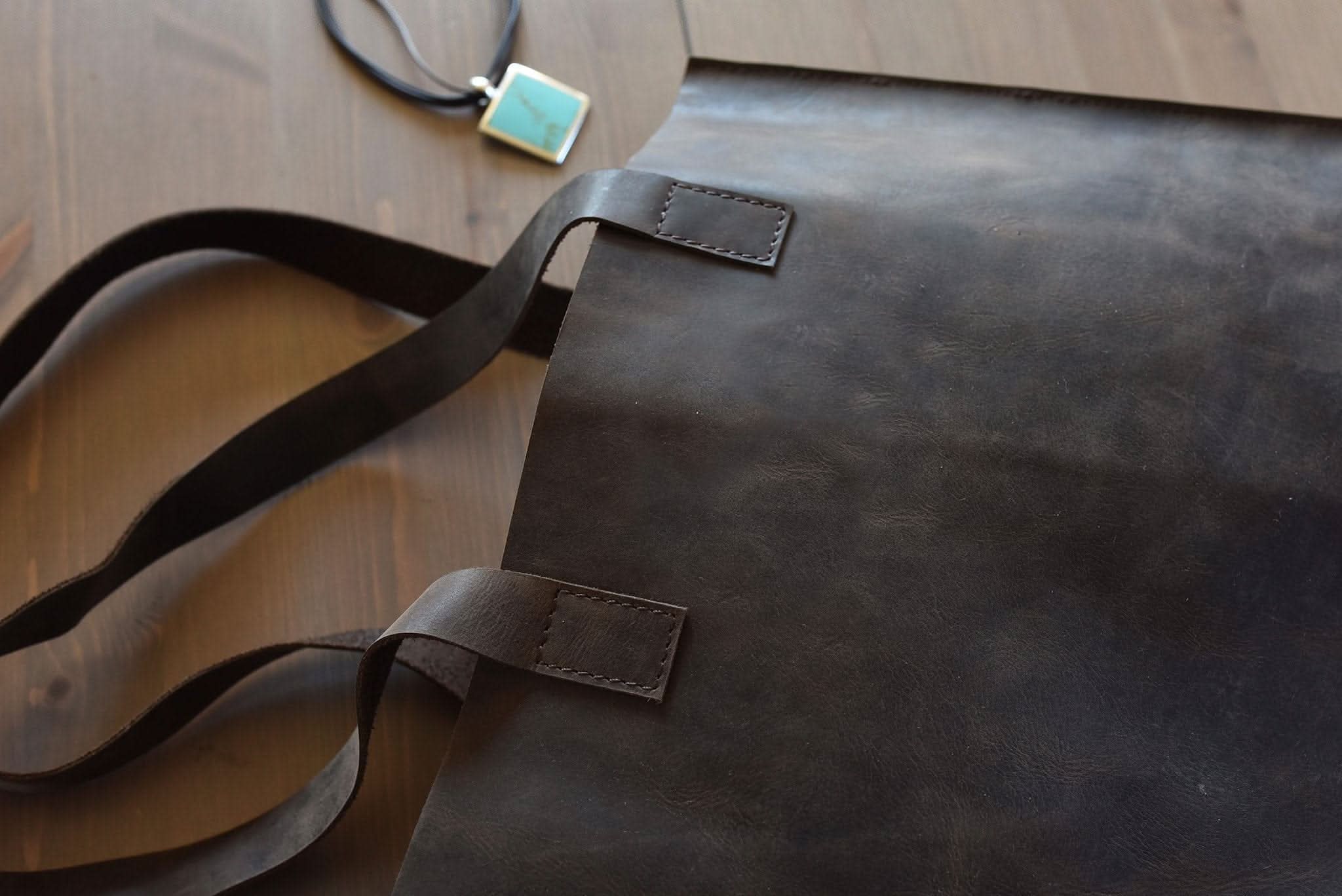 Heritage Raw - Edge Leather Tote - Zhoras333 US