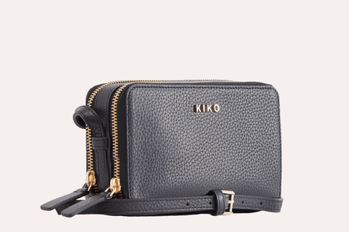 Pebble Double - Zip Crossbody Wallet - Zhoras333 US