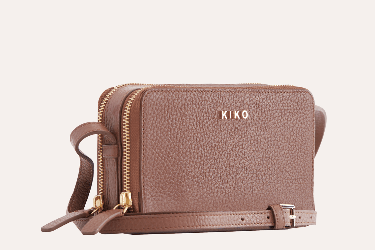 Pebble Double - Zip Crossbody Wallet - Zhoras333 US