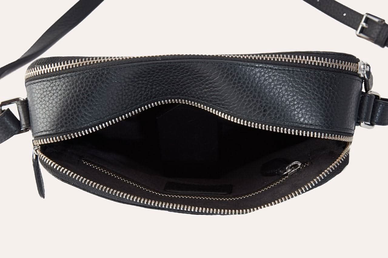 Modern Duo - Compartment Leather Crossbody - Zhoras333 US