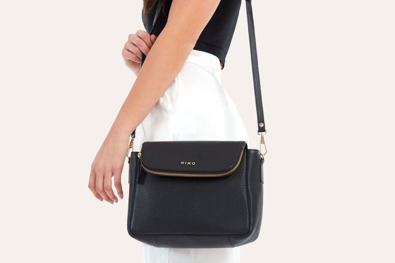 Pebble Foldover Magnetic Crossbody Bag - Zhoras333 US