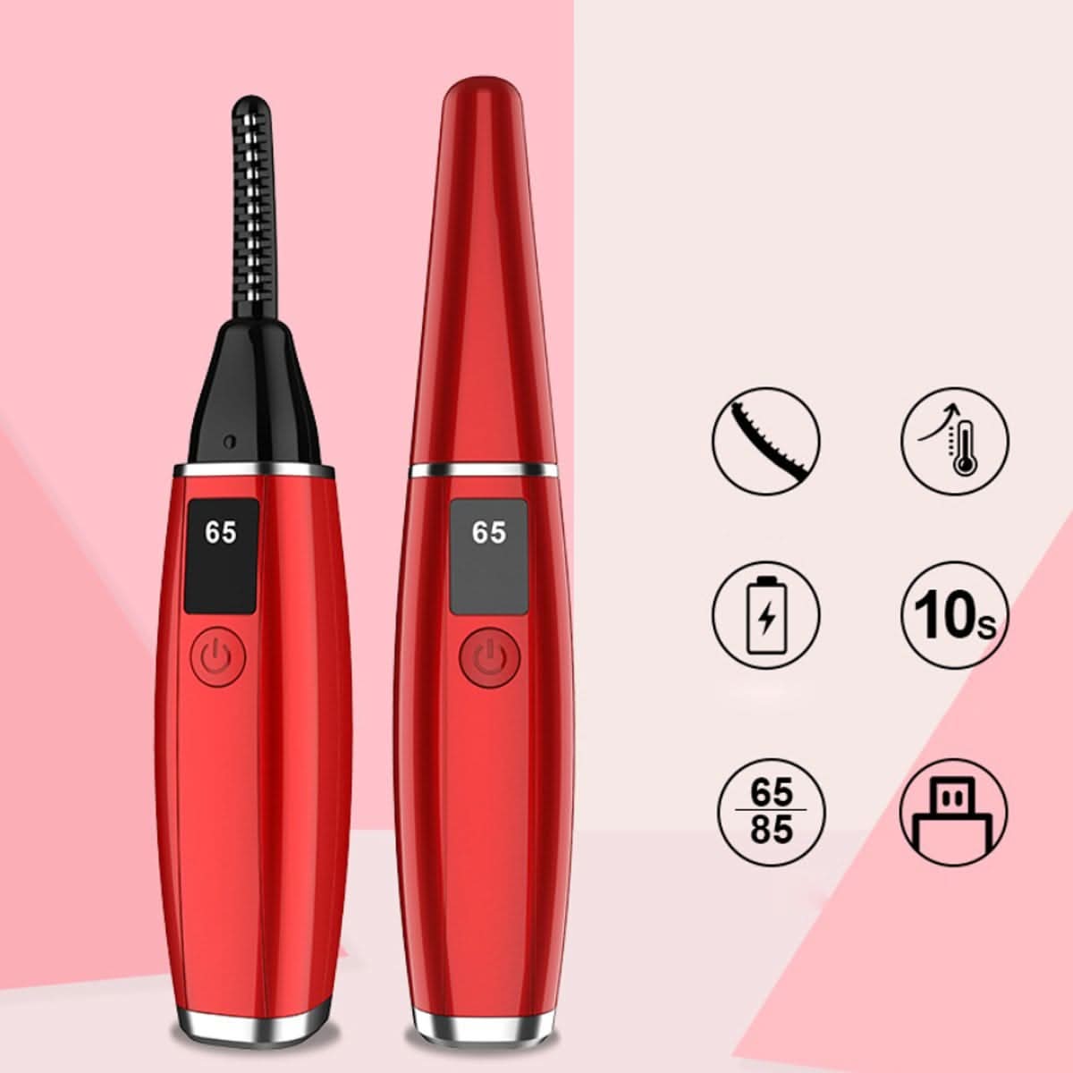 GlamHeat Lash Styler – Heated Curler - Zhoras333 US