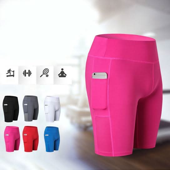 FlexPocket Yoga Shorts & Phone Pocket - Zhoras333 US