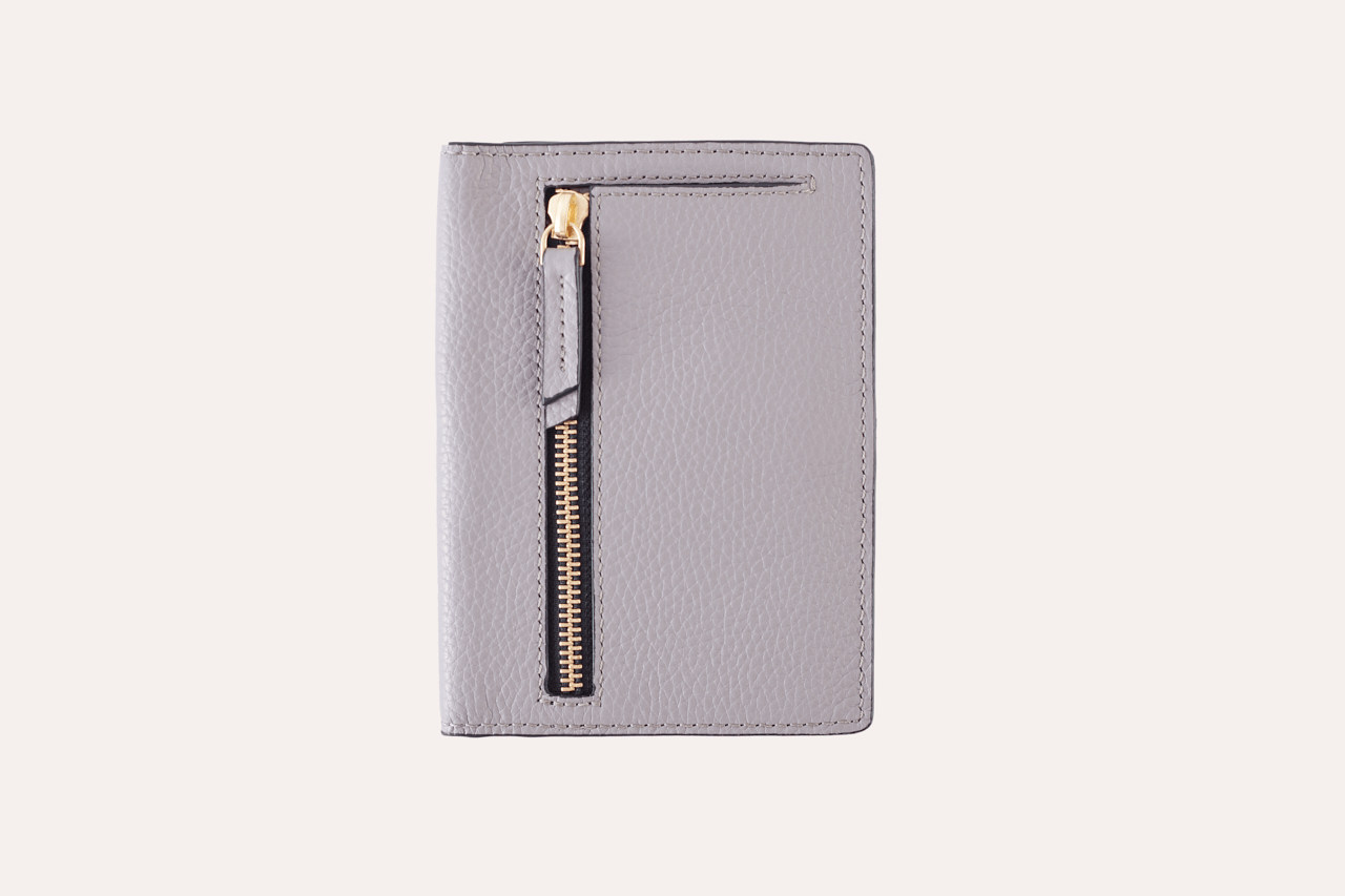 Pebble Zipper Travel Passport Holder - Zhoras333 US