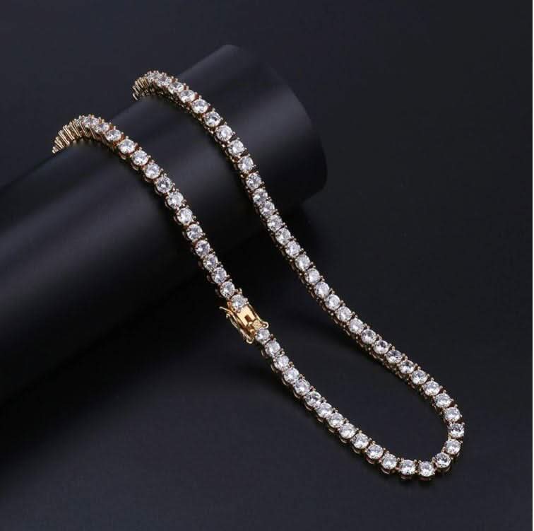 RadiantGleam 925 Tennis Necklace - Zhoras333 US