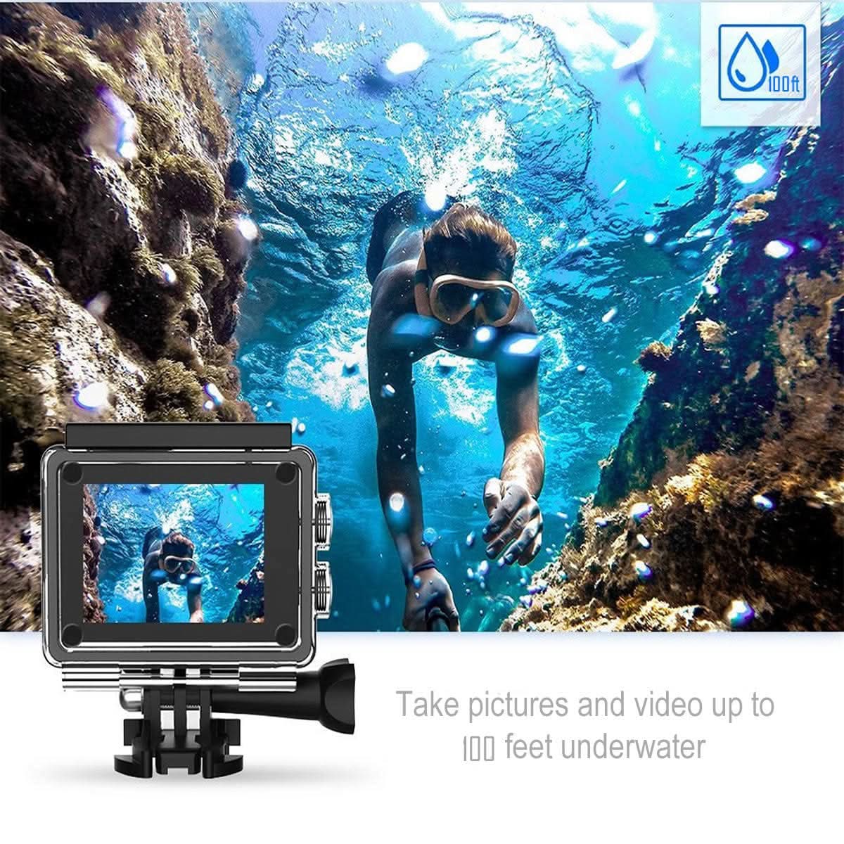 AquaTrail 4K WiFi Action Camera - Zhoras333 US