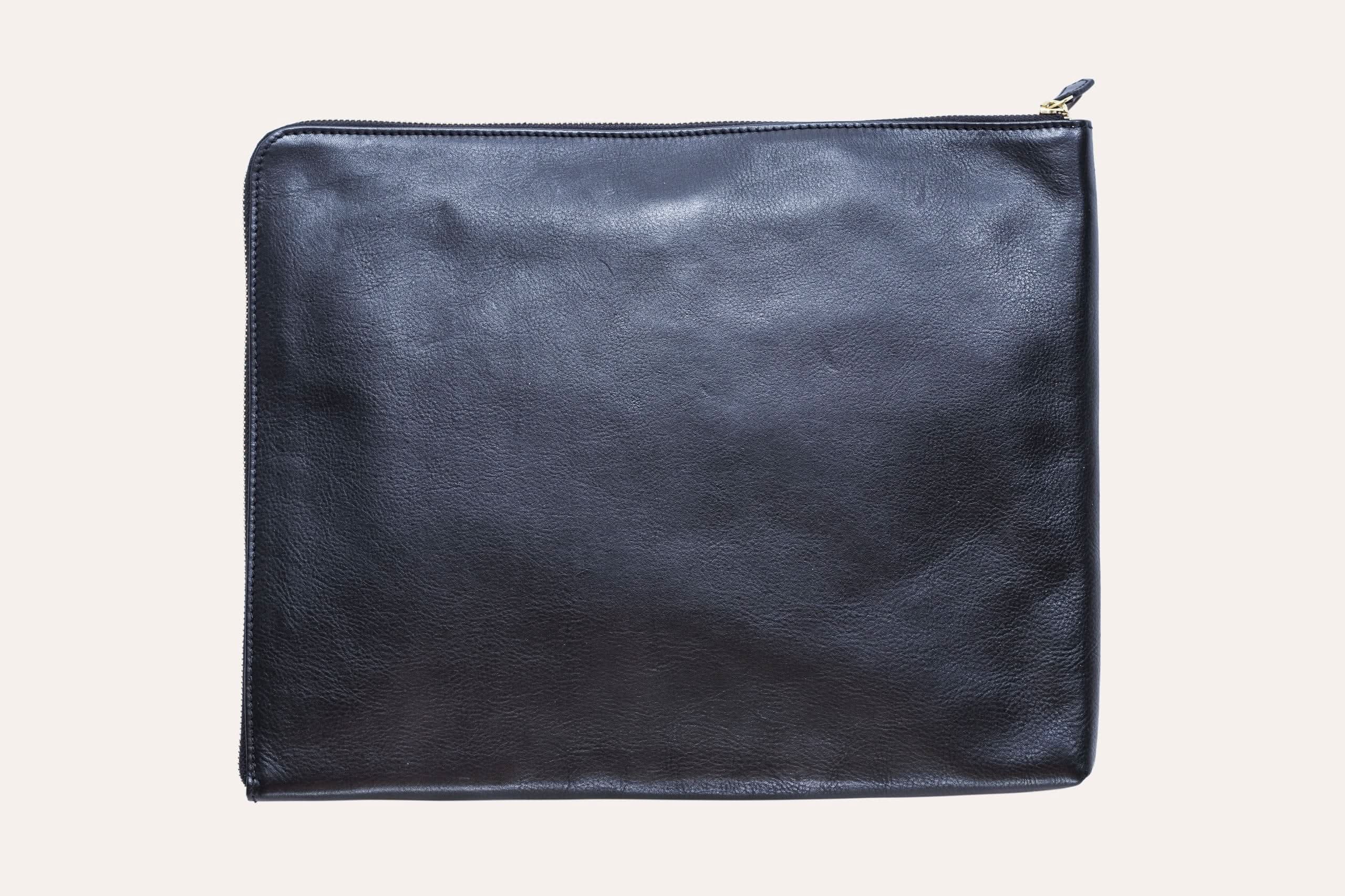 Leather Tech Portfolio with Laptop Sleeve - Zhoras333 US
