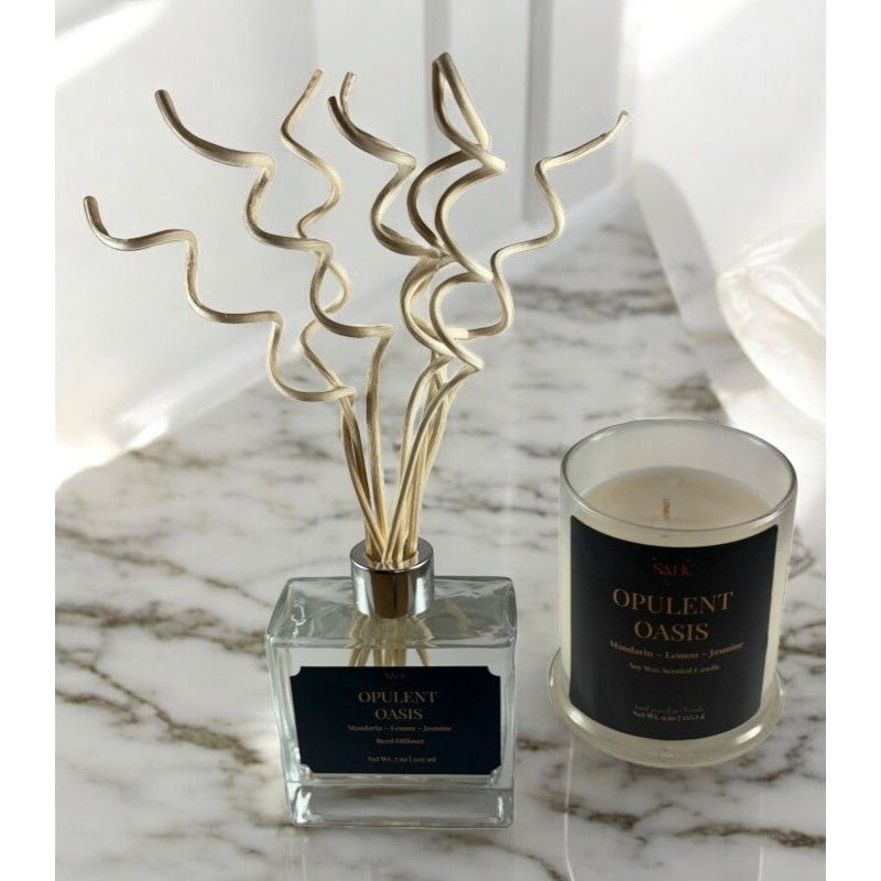 Opulent Oasis Reed Diffuser — Continuous, Subtle Home Scent - Zhoras333 US
