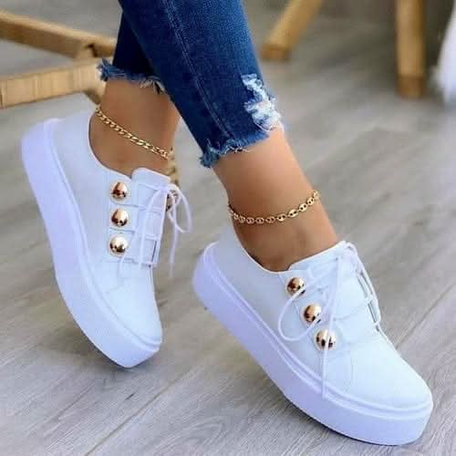RoseGleam Elevated Women's Sneakers - Zhoras333 US