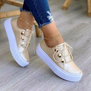 RoseGleam Elevated Women's Sneakers - Zhoras333 US