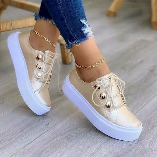 RoseGleam Elevated Women's Sneakers - Zhoras333 US