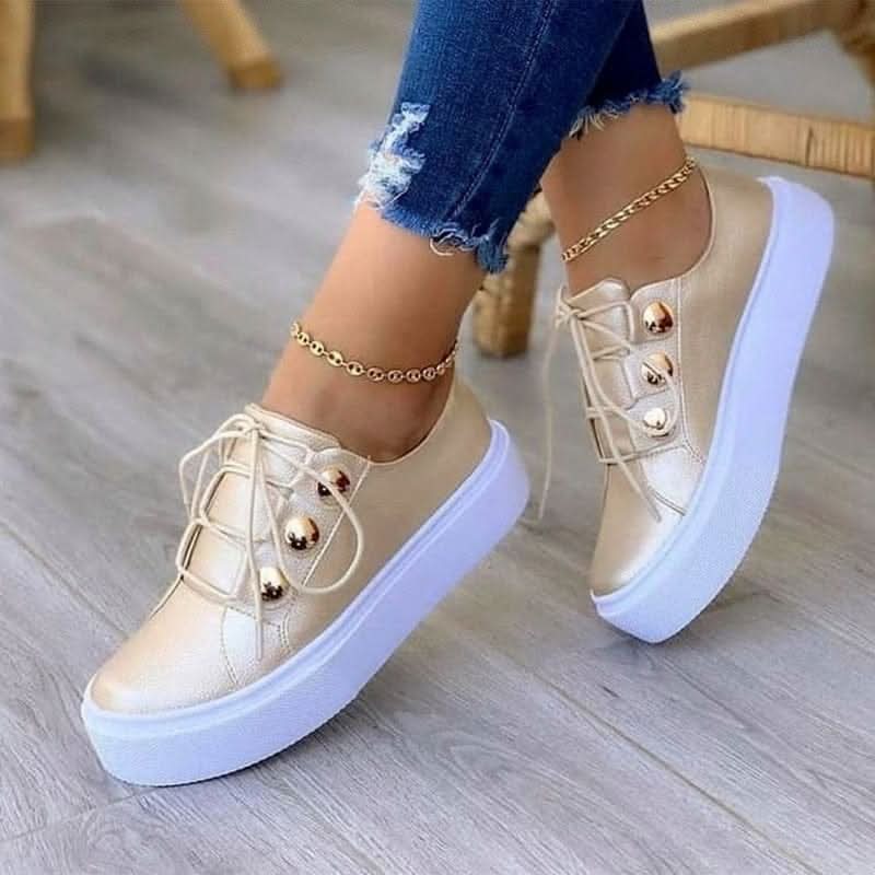 RoseGleam Elevated Women's Sneakers - Zhoras333 US