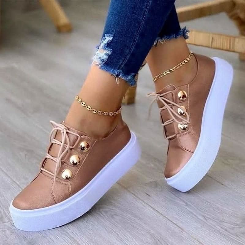 RoseGleam Elevated Women's Sneakers - Zhoras333 US