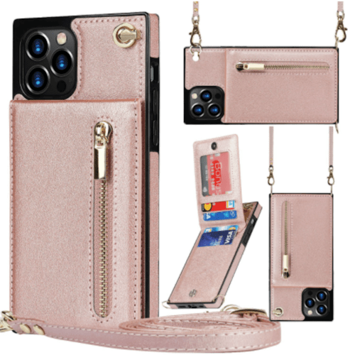 Slim Zipper Wallet Case iPhone Crossbody - Zhoras333 US
