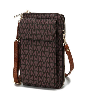 Mala LuxeTouch Crossbody Wallet Purse - Zhoras333 US