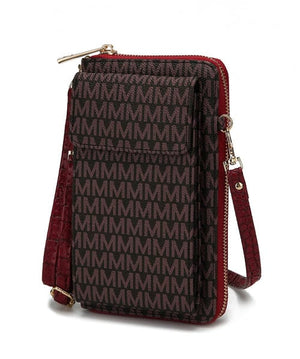 Mala LuxeTouch Crossbody Wallet Purse - Zhoras333 US