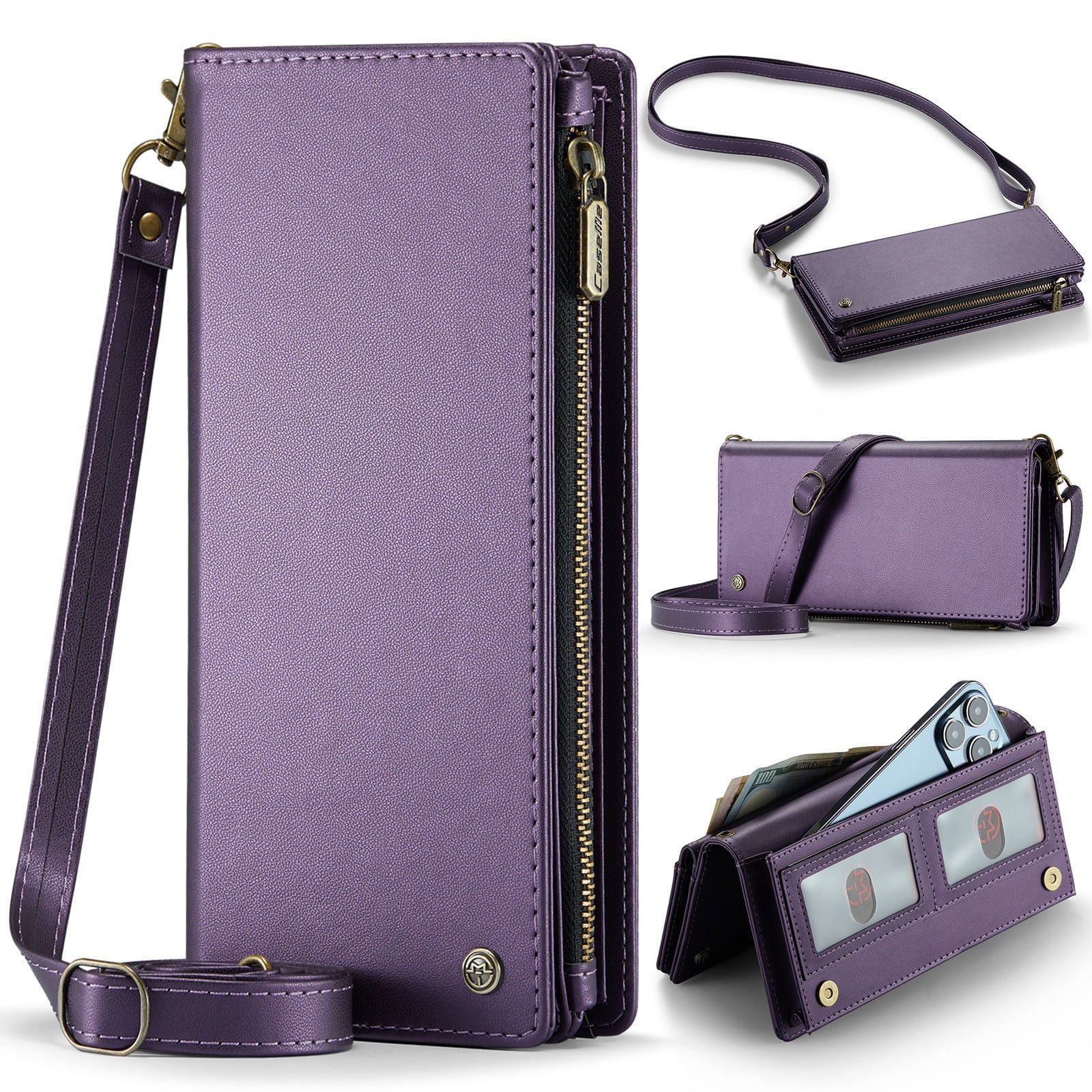 LuxeHold Multi - Pocket Wallet - Crossbody - Zhoras333 US