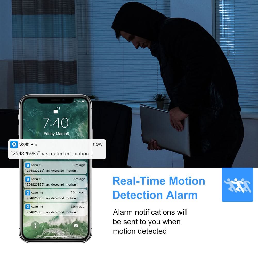 SafeView 360 Indoor 1080P WiFi Camera HD - Zhoras333 US