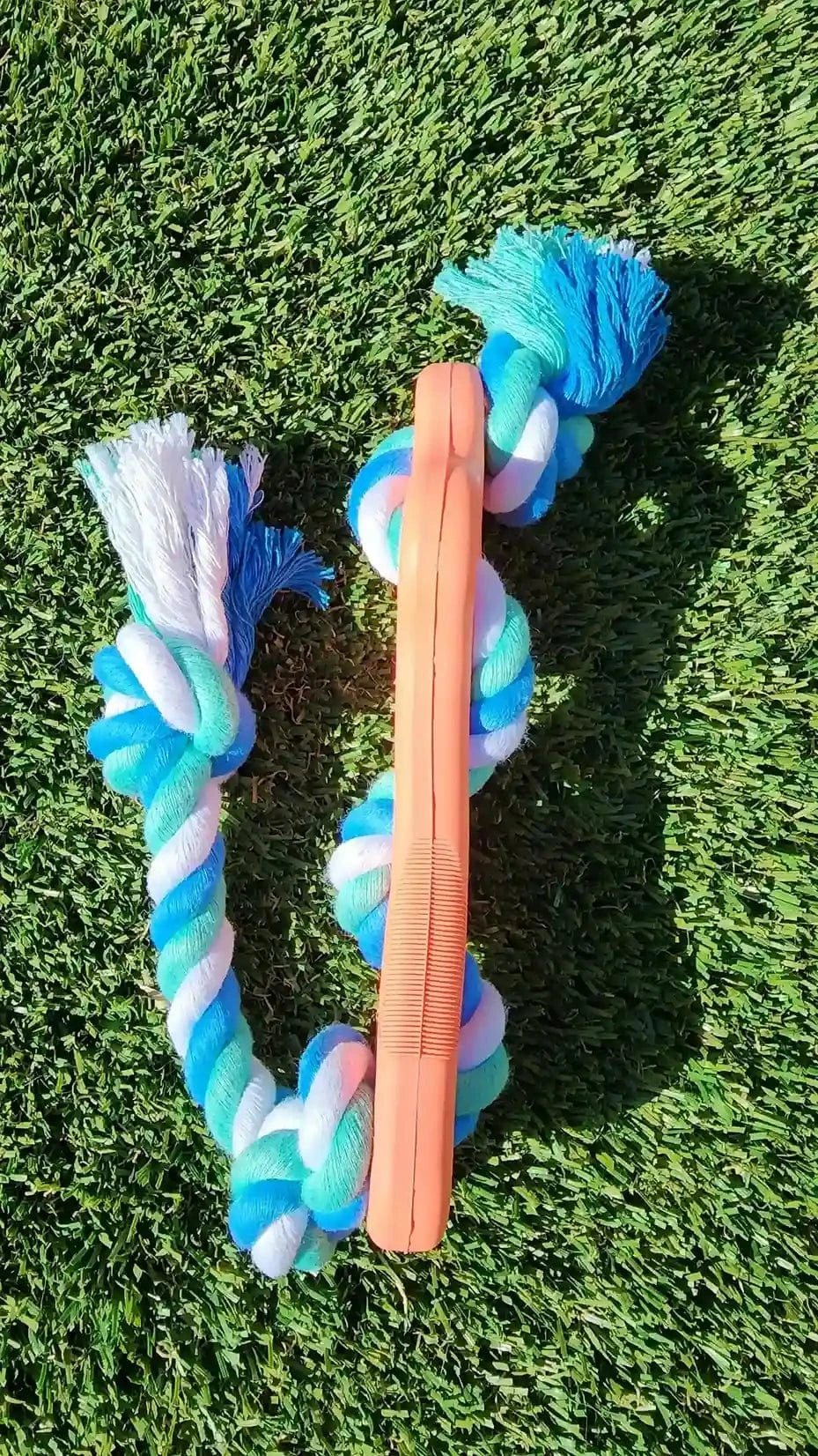 RibbedChew Bone & Rope Dog Toy - Zhoras333 US