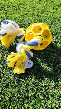 SoccerChew Rope Ball for Active Dogs - Zhoras333 US